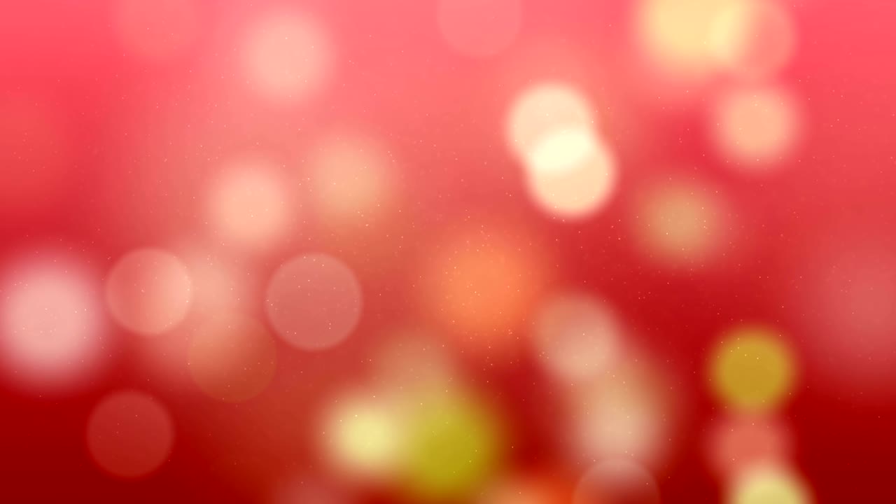 다채로운 보케 루프 가능한 애니메이션 (밝은 빨간색)