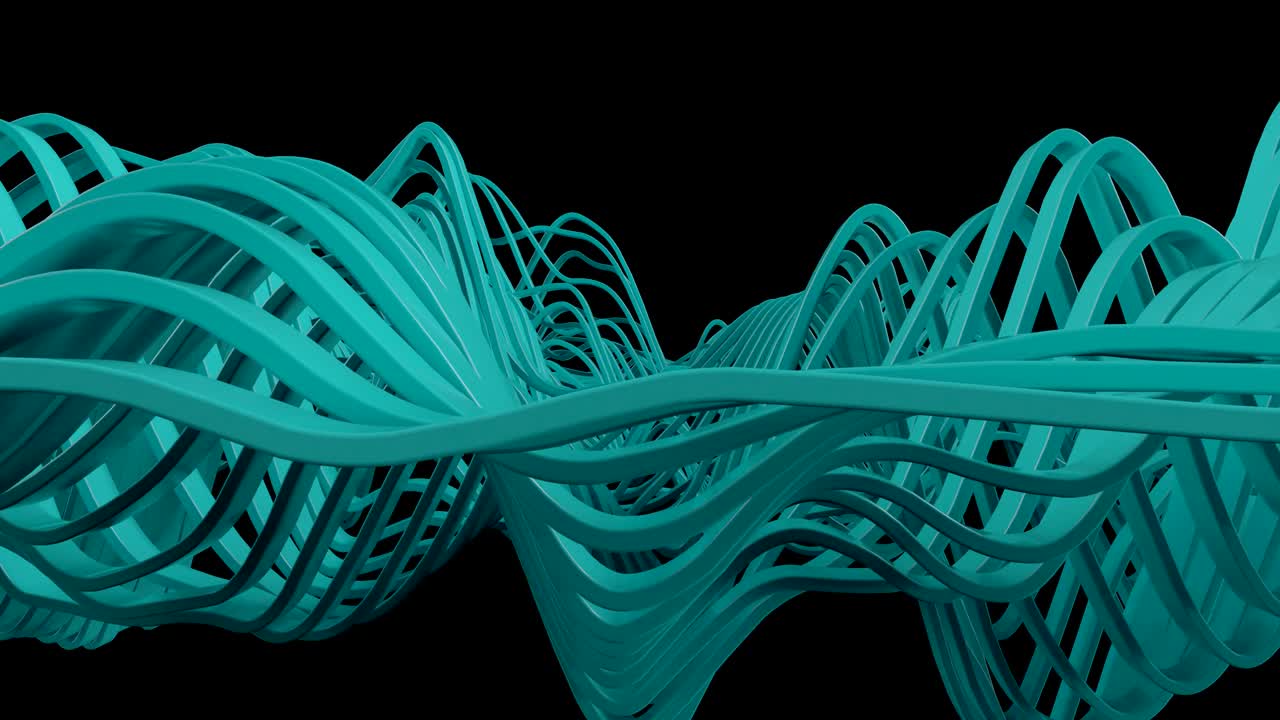 4K Abstract Displaced Wavy Bands.