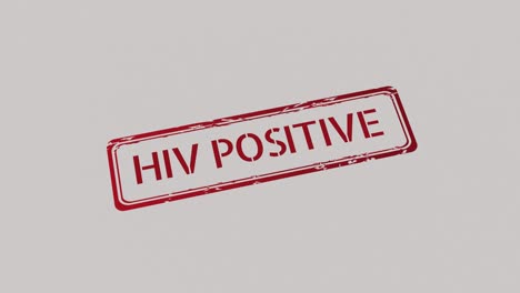 hiv positive stamp