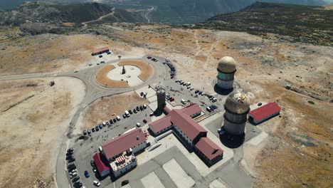 serra da estrela - portugal aerial view
