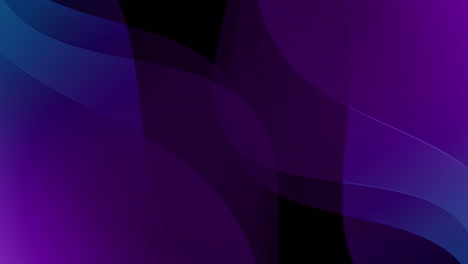 animación de capas onduladas púrpuras con espacio de copia en fondo negro