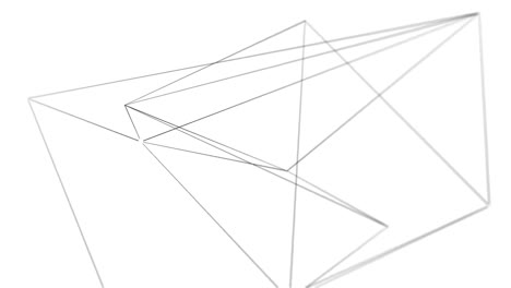 digital generated video of geometric line