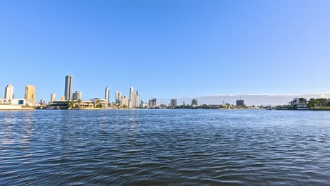 scenic river cruise with city skyline views