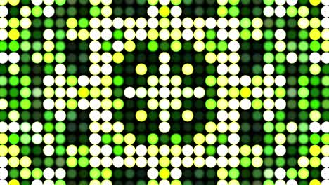 luz abstracta que regula el movimiento de todos los colores sutiles de los puntos brillantes, fondo negro