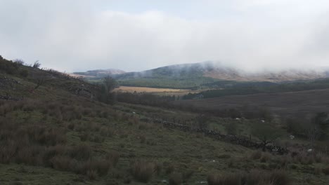 Felder-Im-Hochland-Von-Irland-Mit-Schafen-Und-Nebel