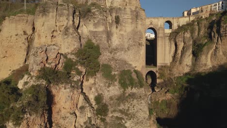 cliffs of ronda, spain, revealing the puento nuevo landmark bridge