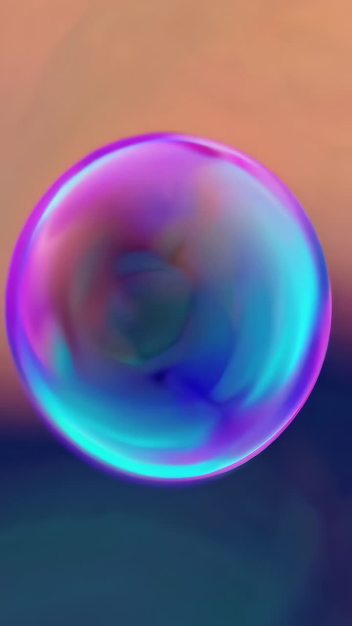 Sfera colorata astratta