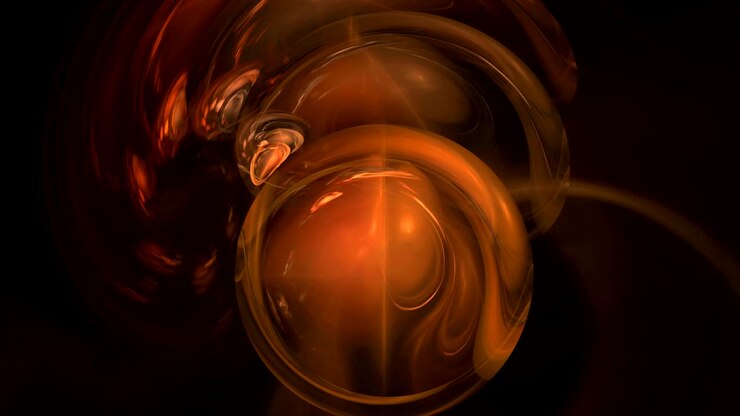 Amber whiskey abstract loop motion background