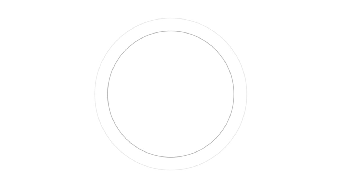 anillos concéntricos en movimiento. animación de ondas de radio, radar o sonar.