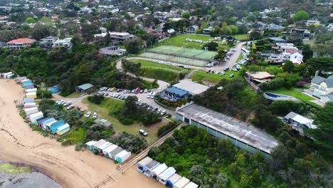 drone over mt eliza, australia