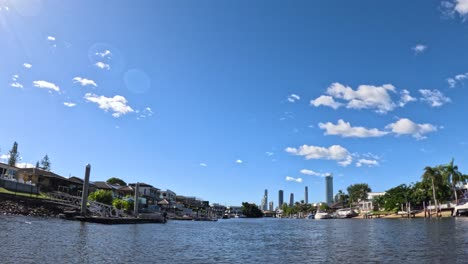 a boat ride through gold coast's picturesque canals