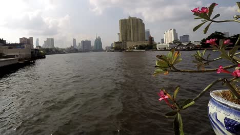 lapso de tiempo del río bangkok