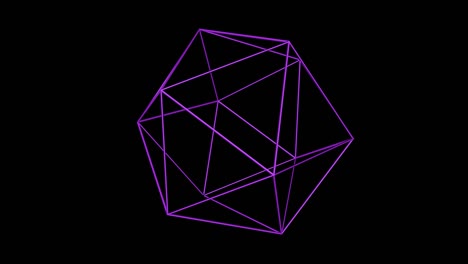 rotating geometric shape loop animation