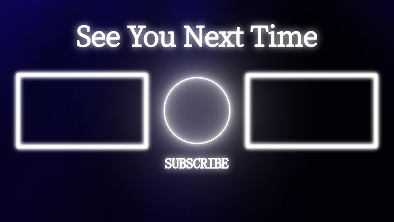 gradación simple de la tarjeta de finalización de la pantalla de finalización gráficos de movimiento