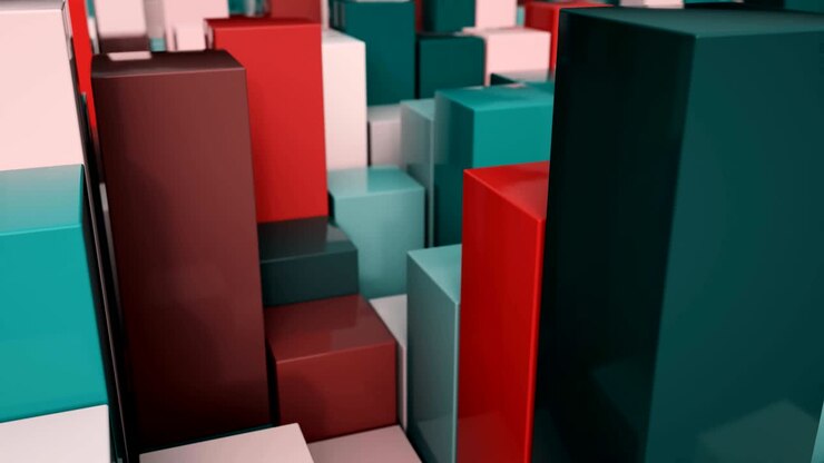 4K Abstract Cubes