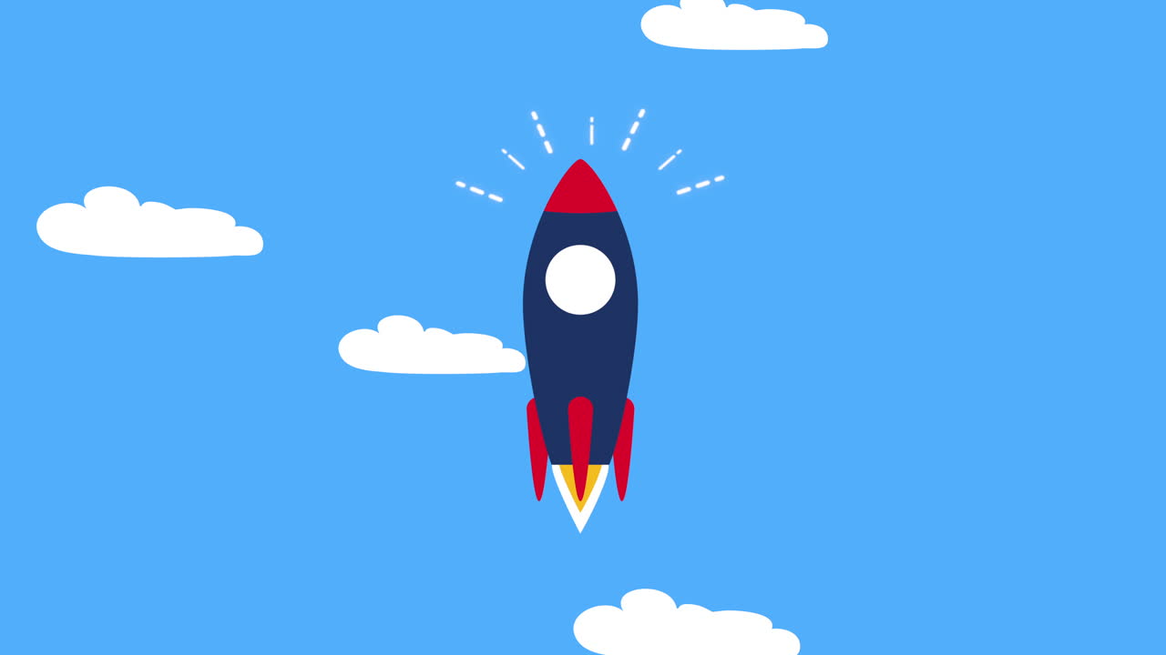 rocket launcher start up animation