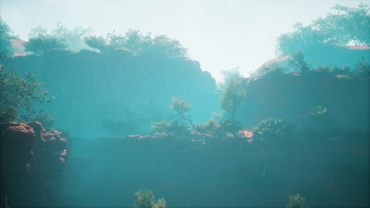 국립 공원 에서 구름 이 많은 하늘 아래 에 있는  ⁇ 은 바위 형성