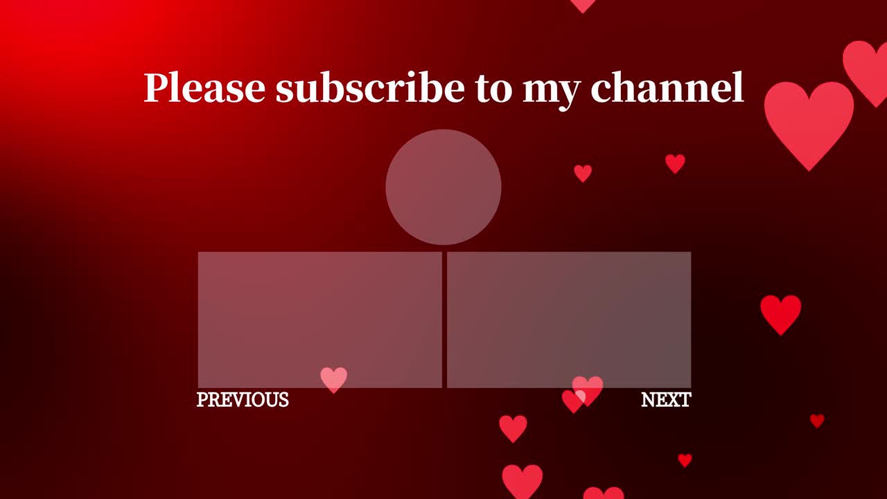 마크 그라데이션 입자, 엔드 카드, 엔딩 스크린, 모션 그래픽