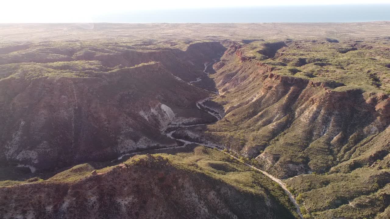 charles knife canyon ubicado cerca de exmouth en el oeste de australia