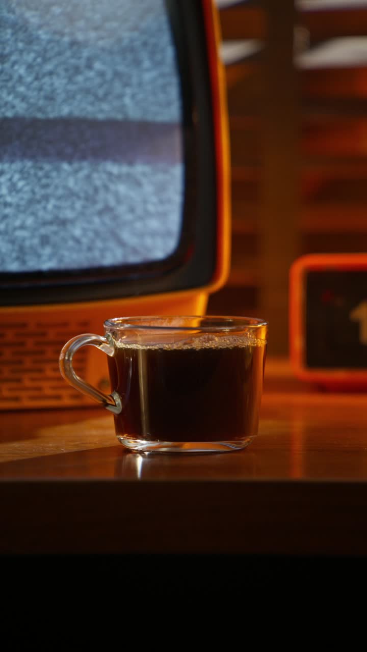 Coffee and Old TV