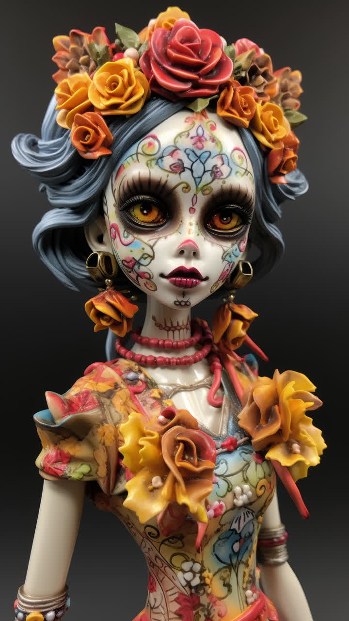 созданные конфетные черепа.