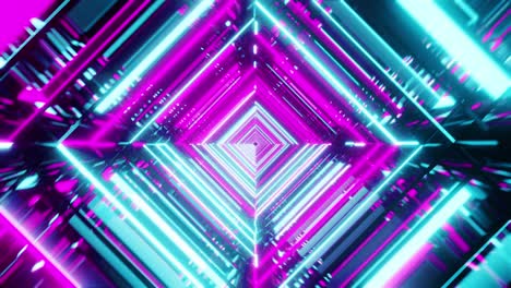 neon square tunnel