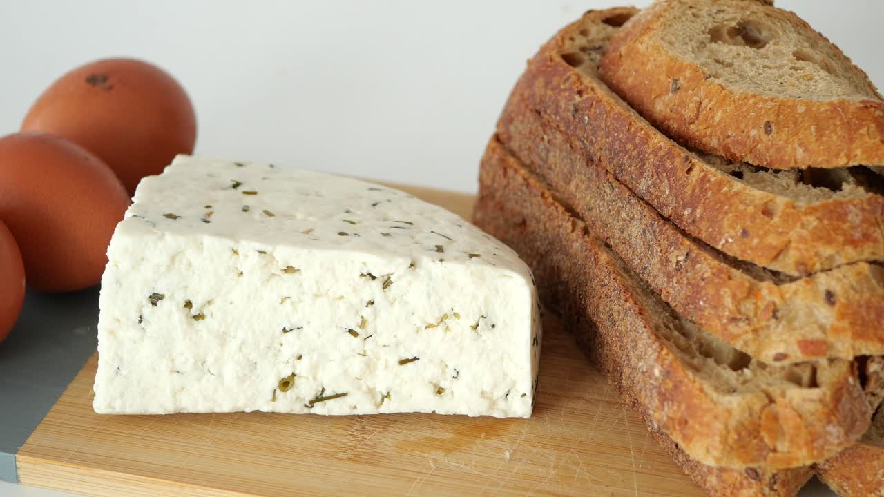 치즈 블록,  조각, 달 의 클로즈업