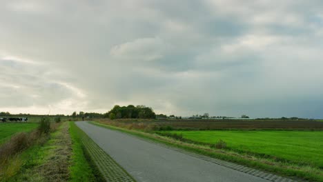 small road going through a rural area near middelburg