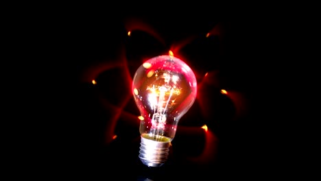 electrón de la bombilla
