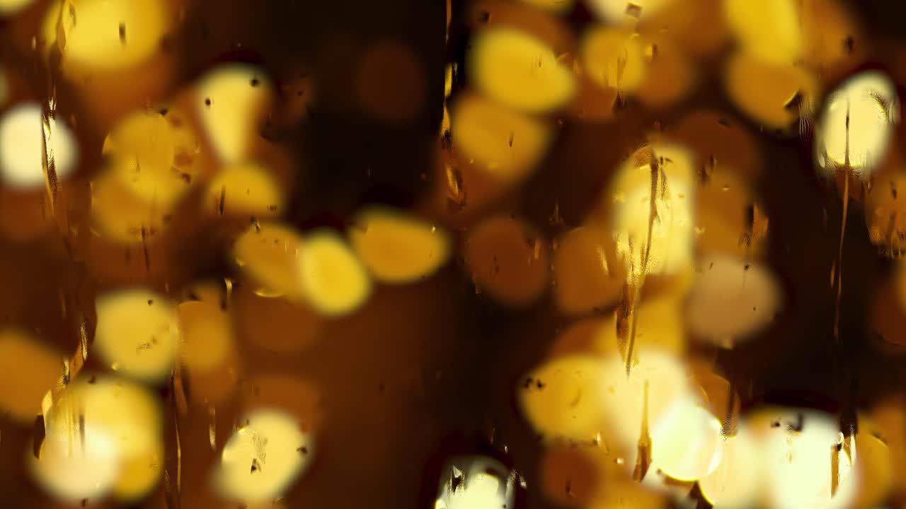 gotas de lluvia animadas con fondo borroso