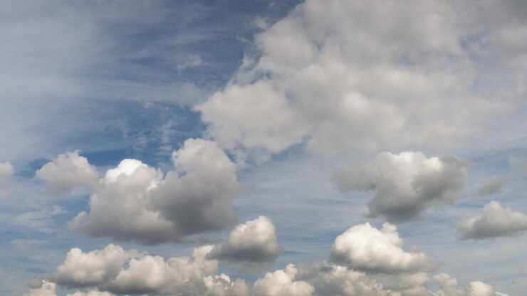 Dramatic sky with clouds background