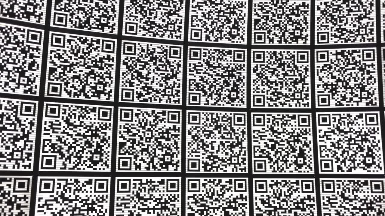 fondo de código qr abstracto (abreviado de código de respuesta rápida)