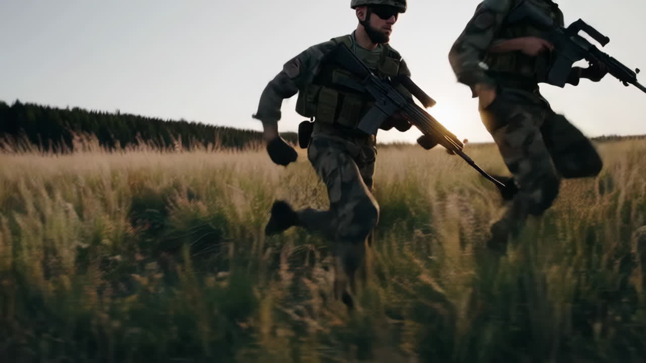 Military Personnel Training Exercise