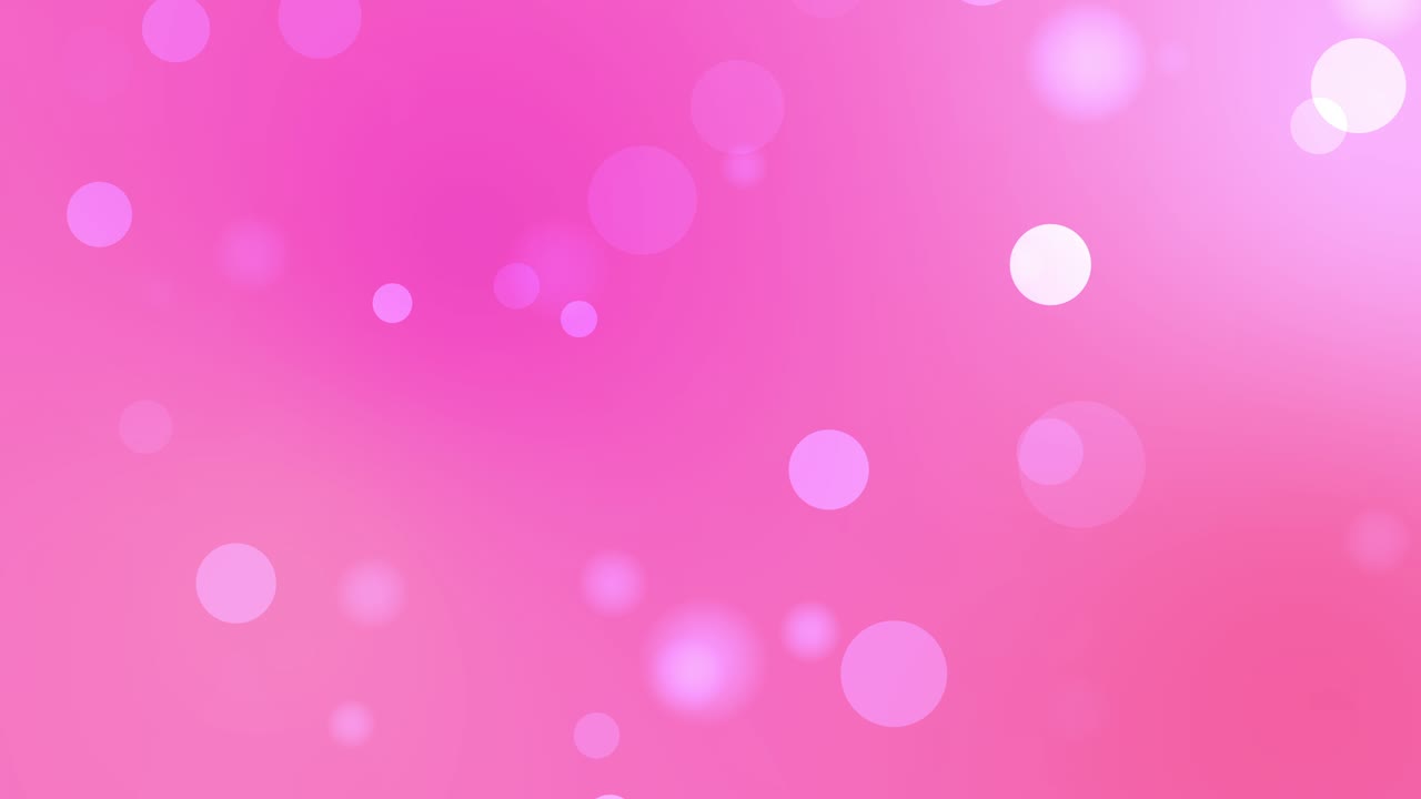ピンクのグリッターボケ背景アニメーション（シームレスループ）