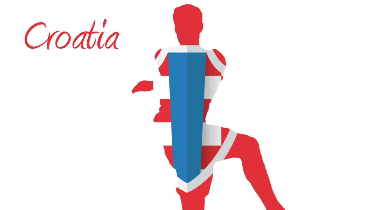 animación de la copa del mundo de croacia 2014 con jugador