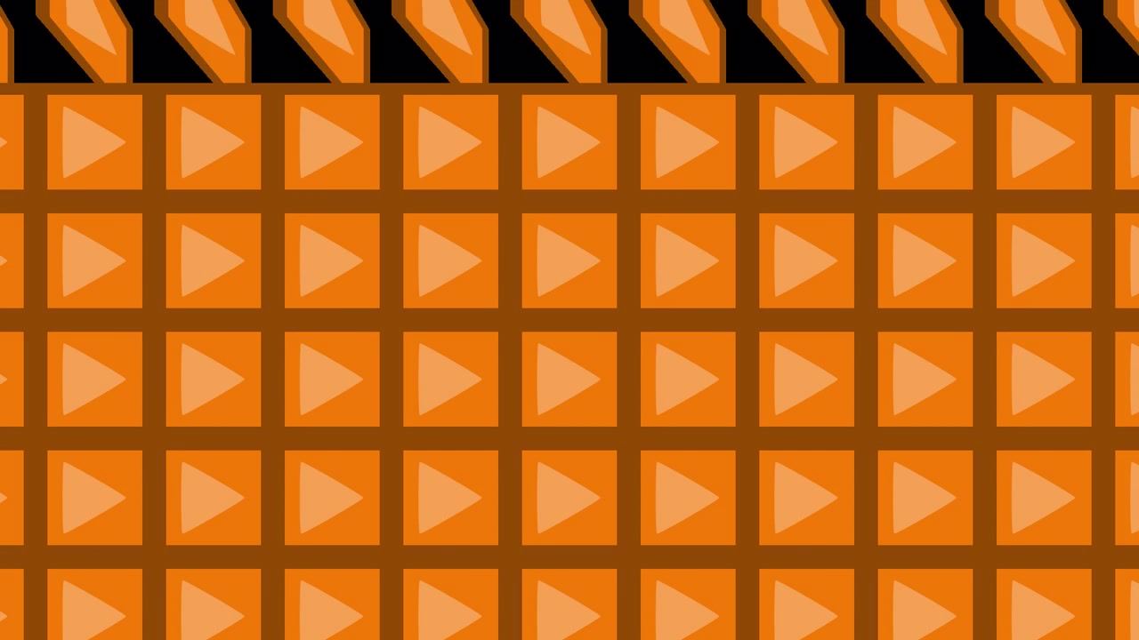 Orange geometrisk mønster