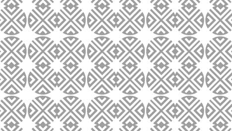 graphic pattern in black and white with stroboscopic and hypnotic effect, while increasing in size and then reducing it.