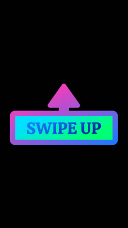 swipe up button graphic