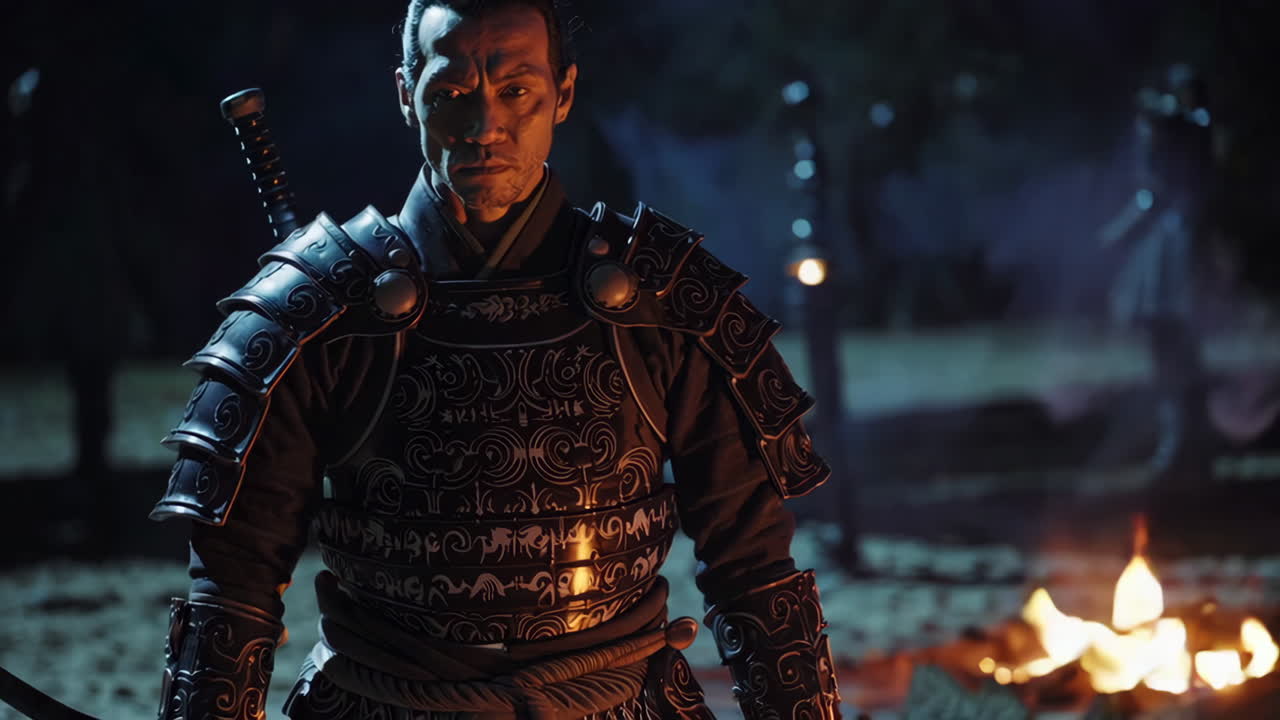 Ancient Warrior in Battle