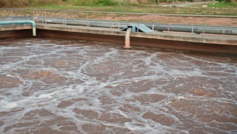 environmental engineers work at wastewater treatment plants