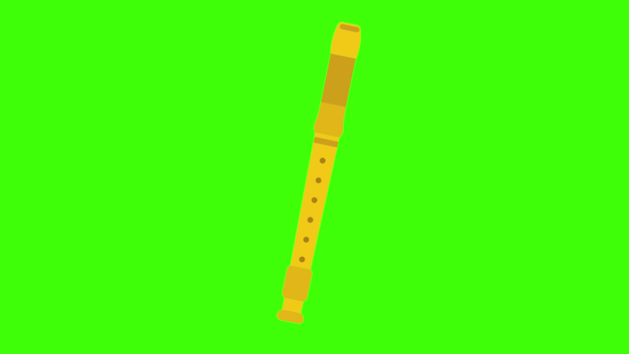 애니메이션 피프의 초록색 화면