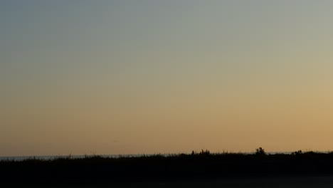 Silhouette-truck-in-asphalt