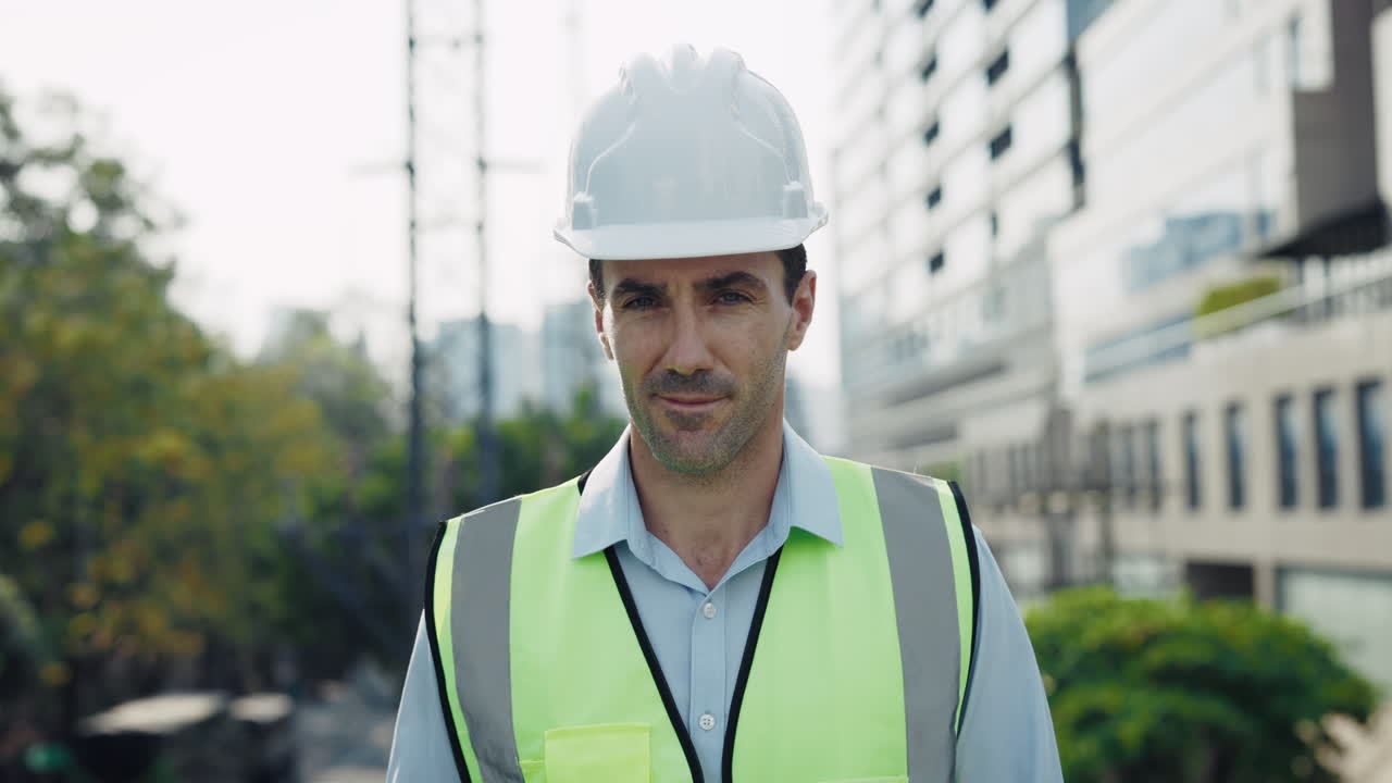 Retrato de un trabajador de la construcción