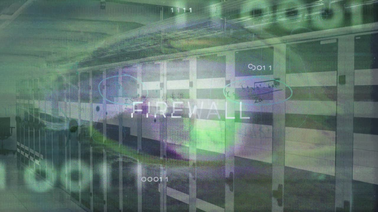 연결, 방화벽 및 서버를 통해 세계