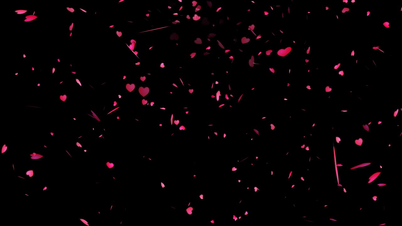 심장 마크 입자 애니메이션 모션 그래픽