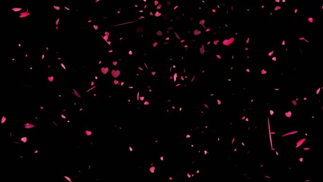 heart mark particle animation motion graphics
