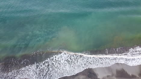 Drone-shot-of-wave-in-the-seashore