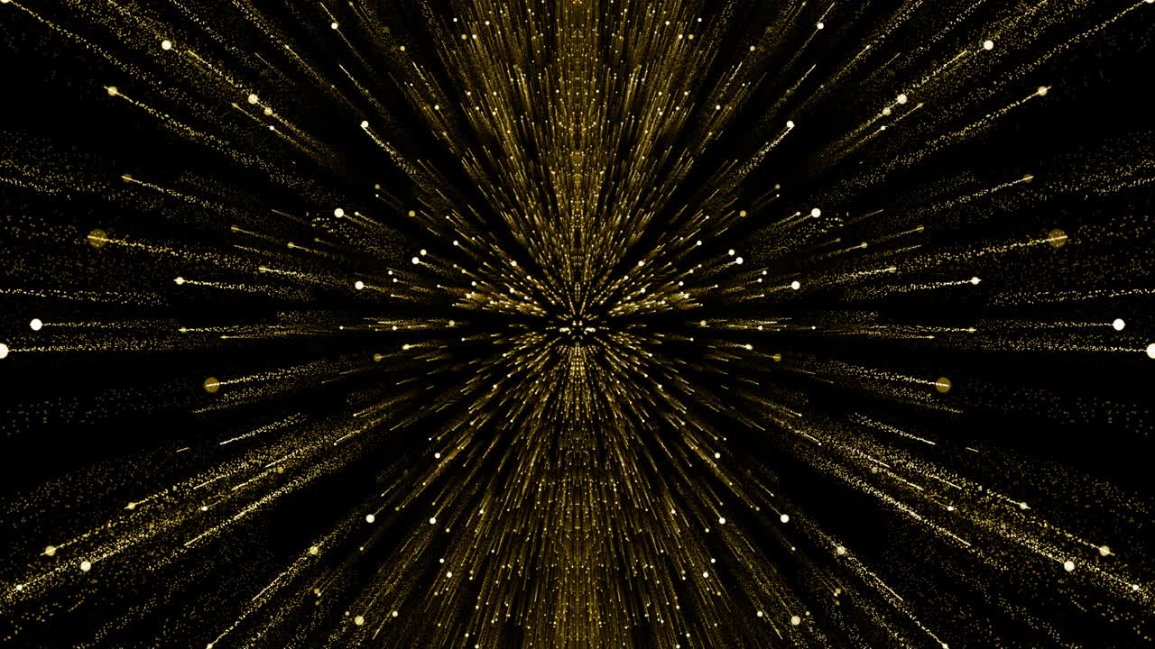 입자 금 반이는 보케상 먼지 추상적인 배경 루프