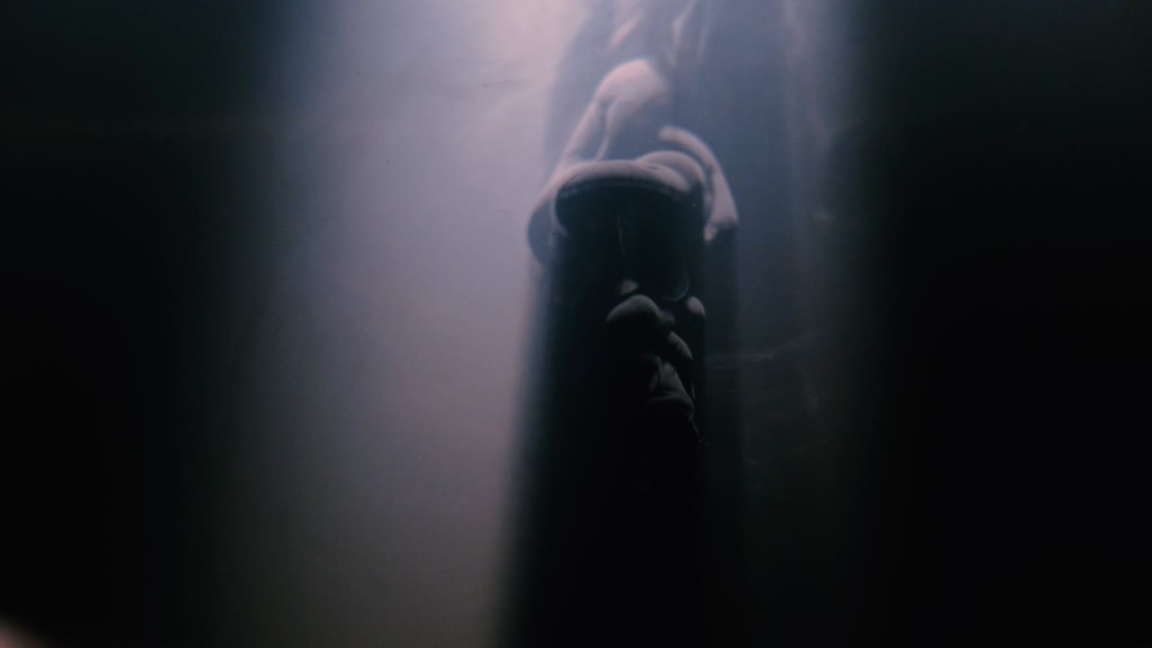 abstracto erupción submarina mezcla de inyección de tinta gris