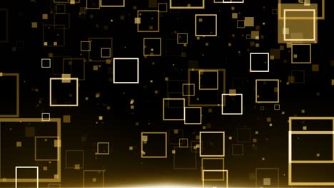 partículas de oro brillo bokeh premio polvo abstracto bucle de fondo
